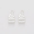 Turreted Castle Charm Metal Pendant for Jewelry Making view 4