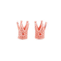 Openwork Crown Metal Charm in 8 Pictured Finishes Jewelry view 4