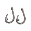 Curved Fish Hook Charm In 4 Metal Finishes For Jewelry Making view 4