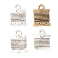 Yarn Card Charm DIY Metal Pendant for Jewelry Making view 4