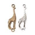 Giraffe Connector Metal Charm 2 Finish Options Craft Supply view 4