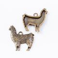 Patterned Llama Charm Metal Jewelry Making Pieces In 4 Styles view 4