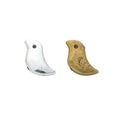 Curved Bird Spacer Bead in Bronze and Silver Tones view 4