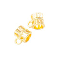 Bow Bail Bead Metal Jewelry Components in 8 Distinct Finishes view 4