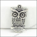 Vintage Owl Charm in 2 Finishes for DIY Jewelry Making view 4
