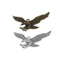 Spread Wing Eagle Charm Pendants in Two Antique Finishes view 4