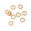 Smooth Large Hole Spacer Beads in Gold Tone, Antique Bronze, Antique Silver view 4