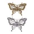 Large Openwork Butterfly Connector in Two Antique Finishes view 4