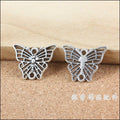 Openwork Butterfly Connector Metal Jewelry Component in 2 Pictured Finishes view 4