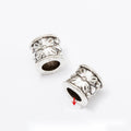 Nature Pattern Large Hole Metal Beads In Five Designs view 4
