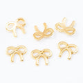 Tiny Bow Metal Jewelry Component in Five Pictured Finishes view 4