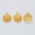 Spiderweb Charm in 5 Metal Finishes for Jewelry Making view 4