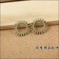Open Gear Ring Jewelry Components in 3 Metal Finish Options view 4