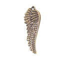 Feathered Angel Wing Metal Charms in 4 Pictured Finishes view 4
