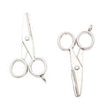 Scissors Metal Charm 3 Finish Options Craft Supply view 4