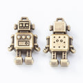 Vintage Robot Charms in Multiple Finishes for Jewelry Making view 4