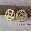 Open Gear Wheel Jewelry Components in 5 Metal Finish Options view 4