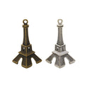 Detailed Eiffel Tower Charm in 2 Metal Finishes for Jewelry Making view 4