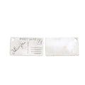 Postcard Message Charm in Two Antique Metal Finishes view 4