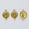5-Finish Round Peacock Metal Jewelry Components for Crafts view 4