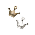 Princess Crown Metal Charms in 2 Pictured Finishes view 4