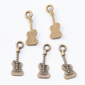 Mixed Electric Guitar Metal Charms in Three Finishes view 4