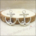 Nautical Anchor Charms in Antique Bronze, Antique Silver view 4