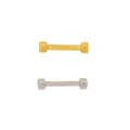 Straight Bar Two-End Connector in 2 Pictured Finishes view 4