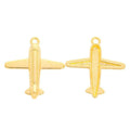 Airplane Metal Charm Pendant in Five Pictured Finishes view 4