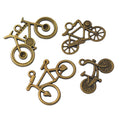 Mixed Antique Bronze Transportation and Travel Metal Charms view 4
