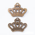 4-Finish Openwork Crown Metal Jewelry Components for Crafts view 4