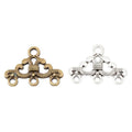 Ornate Five Loop Chandelier Connectors in Two Finishes view 4