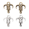 Ram Skull Antique Metal Charms In Two Finishes Jewelry Findings view 4