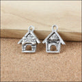 Topdog Doghouse Charm In 2 Metal Finishes For Jewelry Making view 4
