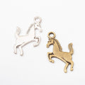 Rearing Horse Charm Cutout Metal Pendant in Two Finishes view 4