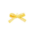 Lace Bow Metal Pendant Charms in 9 Distinct Finishes view 4