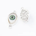 Colorful Evil Eye Teardrop Pendants in 12 Metal Finish Options view 4