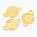 Double Loop Clock Jewelry Making Component In 3 Finish Options view 4