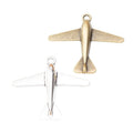 Three Dimensional Airplane Charm In 2 Metal Finishes For Jewelry Making view 4