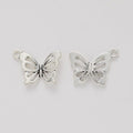 Open Wing Butterfly Metal Pendant Charms in 5 Distinct Finishes view 4