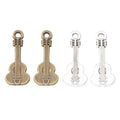 Acoustic Guitar Metal Charms in Two Antique Finishes view 4