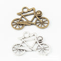 Vintage Bicycle Charms in Multiple Finishes for Jewelry Making view 4