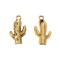 Cactus Charm Assortment in 3 Metal Finishes for Jewelry Making view 4