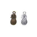 Pineapple Charm In 2 Metal Finishes For Jewelry Making view 4