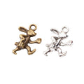 Running Rabbit Charm in 2 Metal Finishes for Jewelry Making view 4