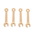 Double-Ended Wrench Metal Charm Pendant in 3 Finishes for DIY Jewelry view 4
