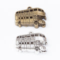 London Double Decker Bus Metal Charms in Two Finishes view 4