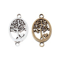Oval Tree Connector Metal Jewelry Component 2 Finish Options Craft Supply view 4