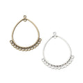 Teardrop Multi Loop Chandelier Connectors In Two Finishes view 4