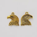 Eagle Head Metal Charm in 4 Distinct Finishes for Jewelry Making view 4